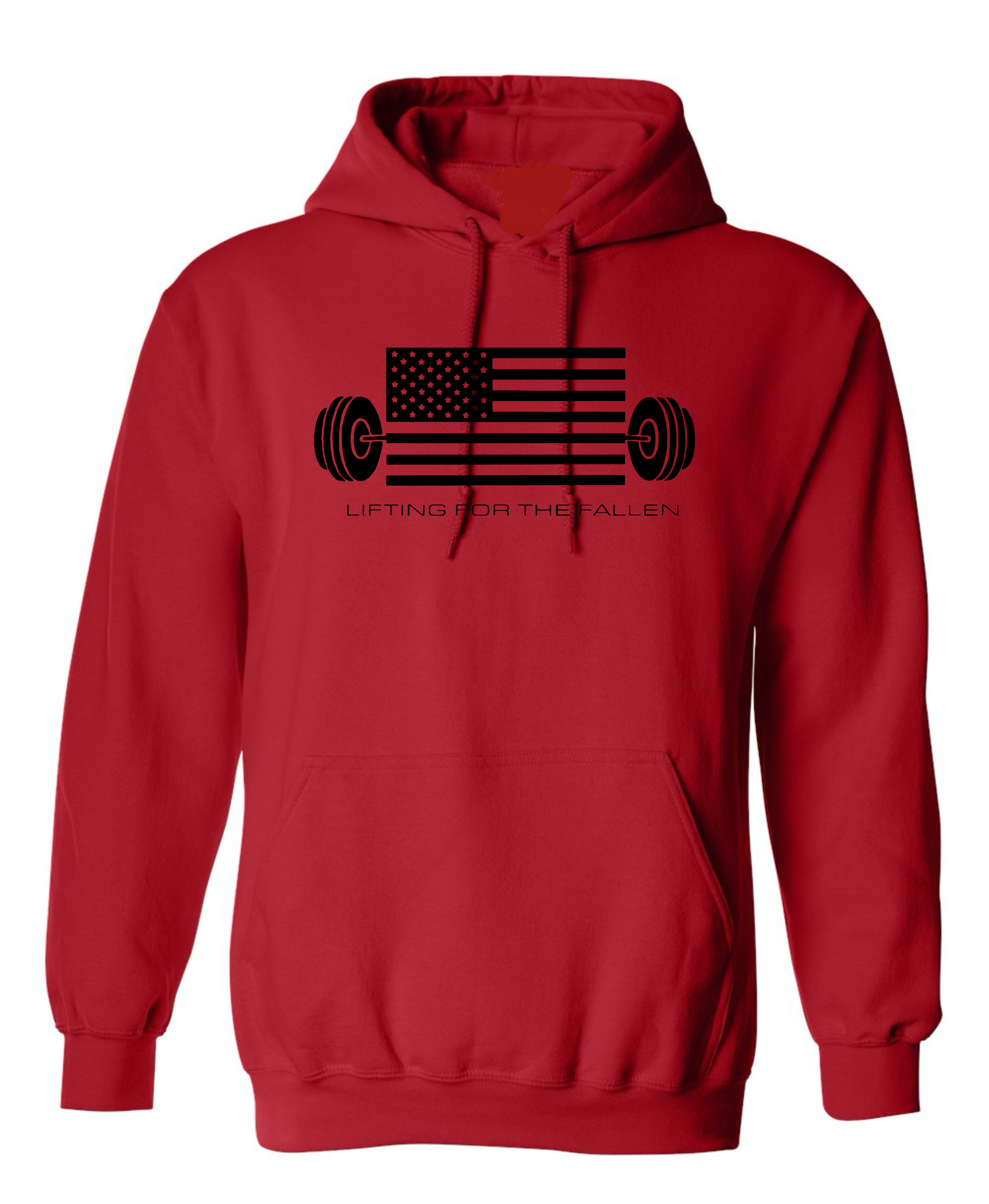 Lifting For The Fallen Hoodie RED/BLACK