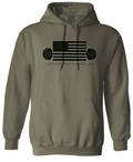 Lifting For The Fallen Hoodie MILITARY GREEN